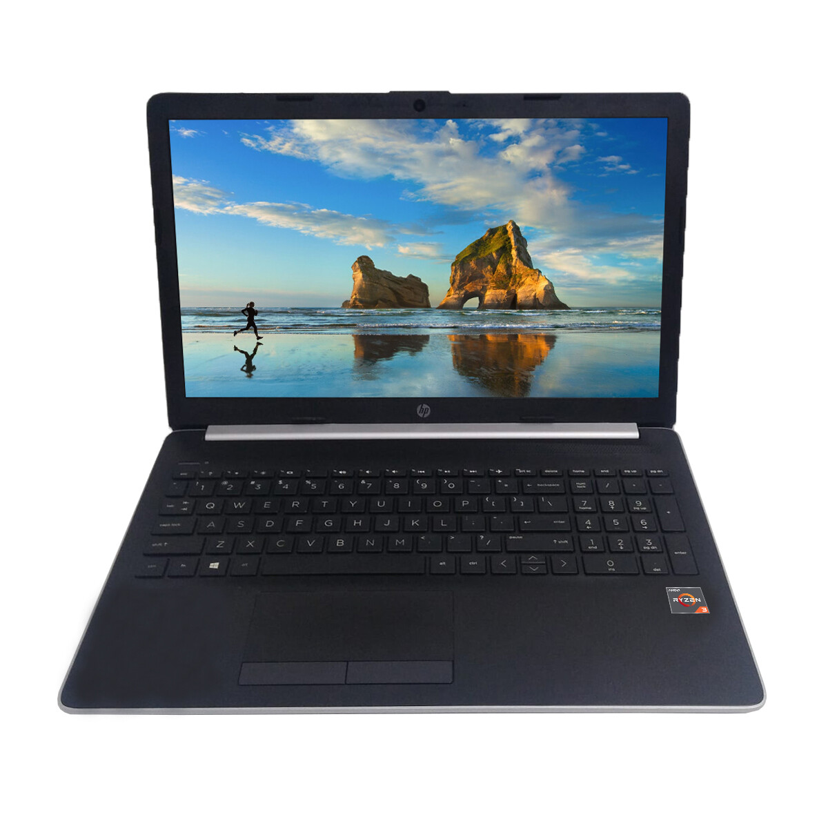 Notebook Hp 15-db003ca. AMD Ryzen 3 2200u. RAM 8GB. Disco Sólido NUEVO 480GB. Pantalla 15,6". Win11 