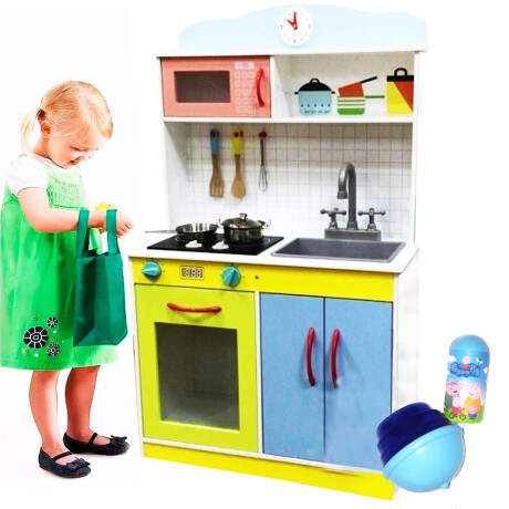 Cocina Completa Madera Infantil Niños + Regalo Peppa! Cocina Completa Madera Infantil Niños + Regalo Peppa!
