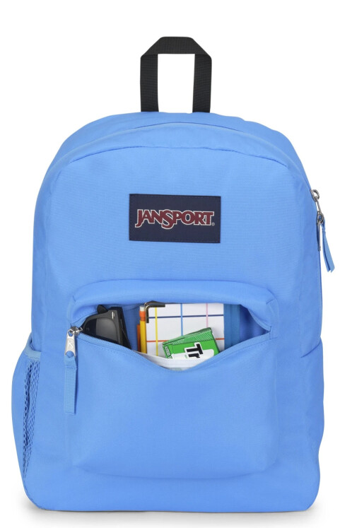 MOCHILA JANSPORT CROSS TOWN BLUE NEON