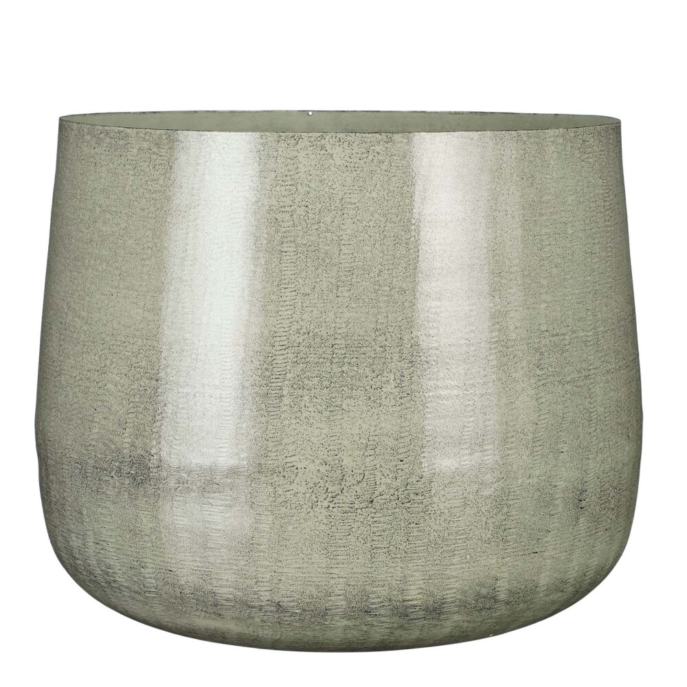 MACETA HIERRO GRIS BENSON