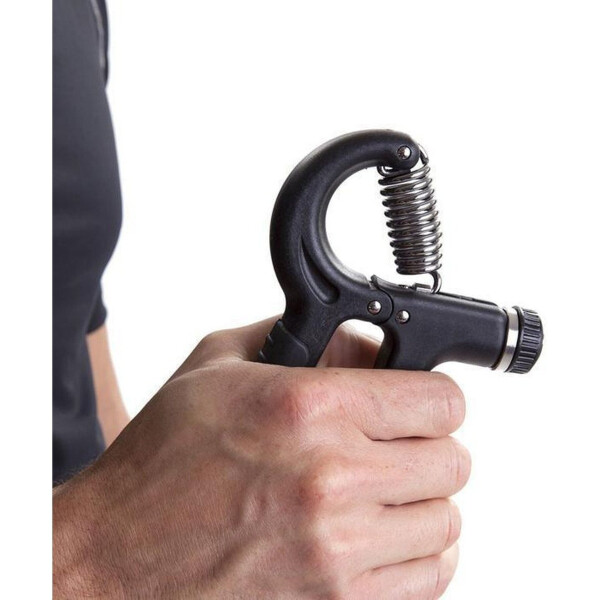 Ejercitador De Manos Hand Grip Regulable A Medida Fitness Variante Color Negro