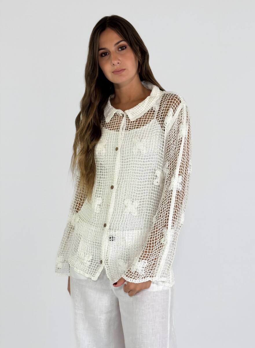 CAMISA TREVI - BLANCO 