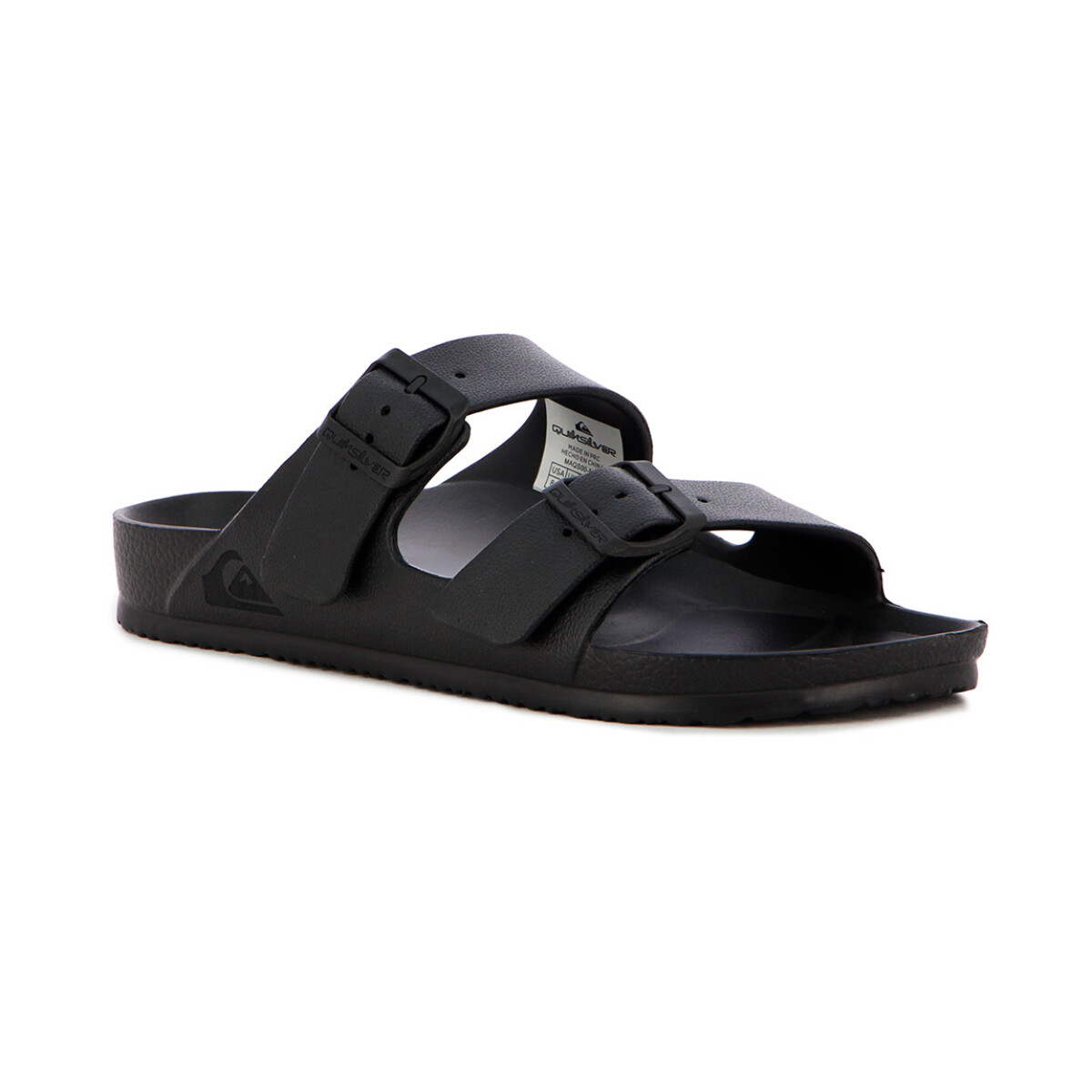 Quiksilver Sandalias Malibu Hombre - Negro - Negro 