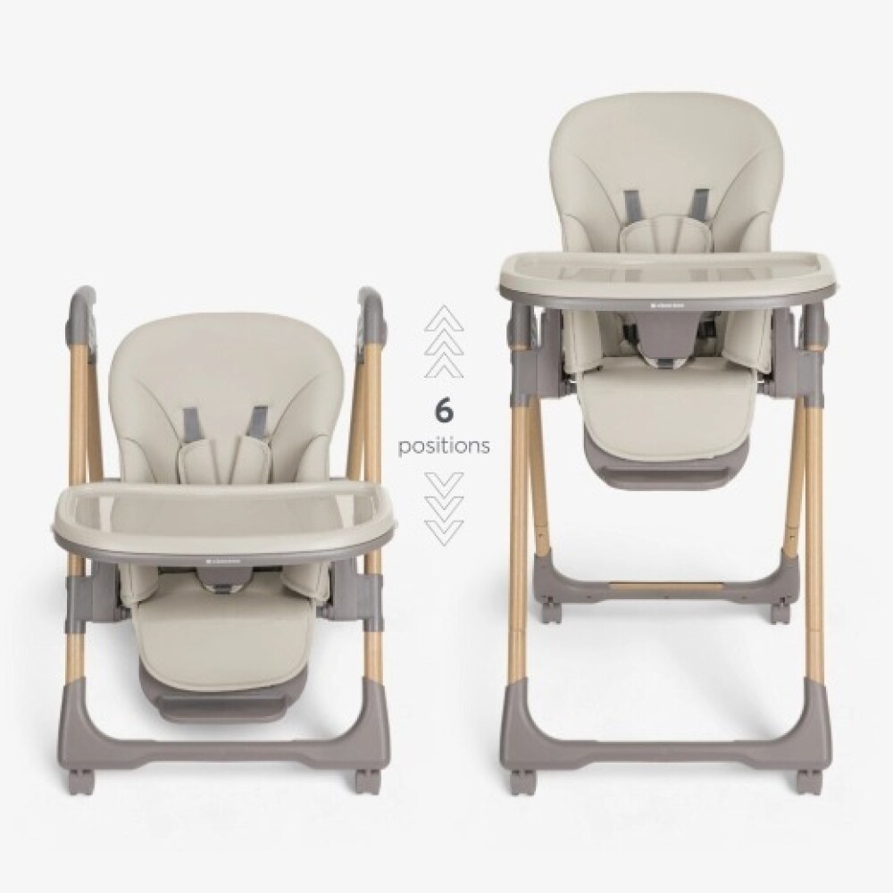 Silla de comer Olive deluxe KIKKABOO beige