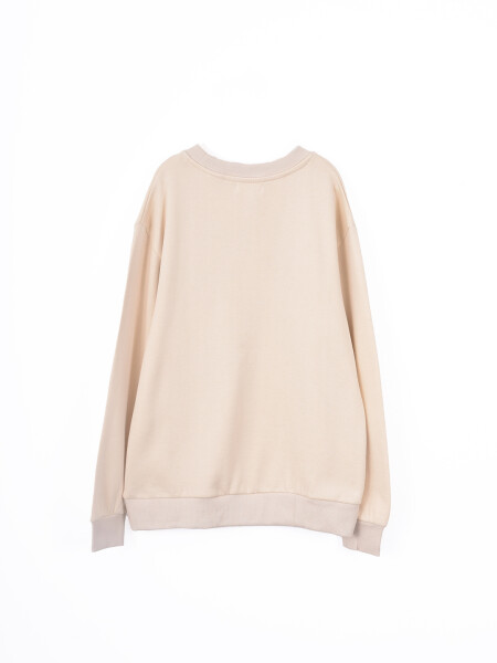 BUZO NINO BEIGE CLARO