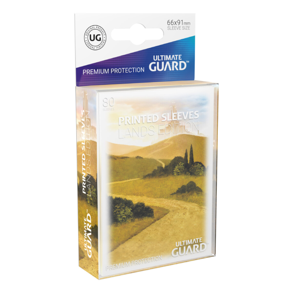 Ultimate Guard - 80 sleeves Standard Size - Lands Edition - Plains 1 