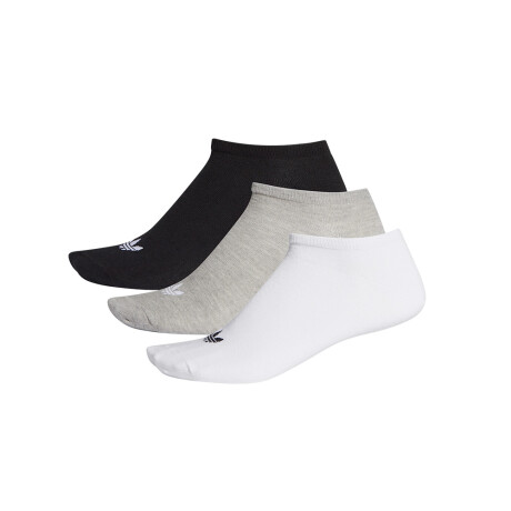 Medias adidas Trefoil - White/Medium Grey Heather/Black White/Medium Grey Heather/Black