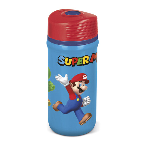 Botella Plástica Mario Bros Twister 390 ml U