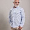 CAMISA OXFORD CELESTE RAYADO