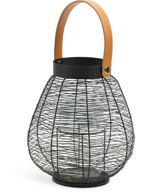 Farol HUBERTUS Ø22xA25cm negro Farol HUBERTUS Ø22xA25cm negro