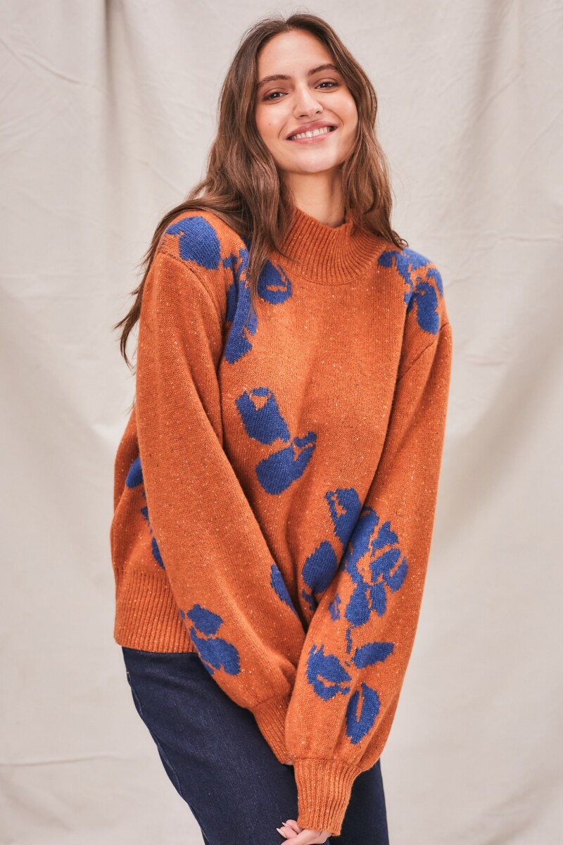Sweater Intarsia - Camel 