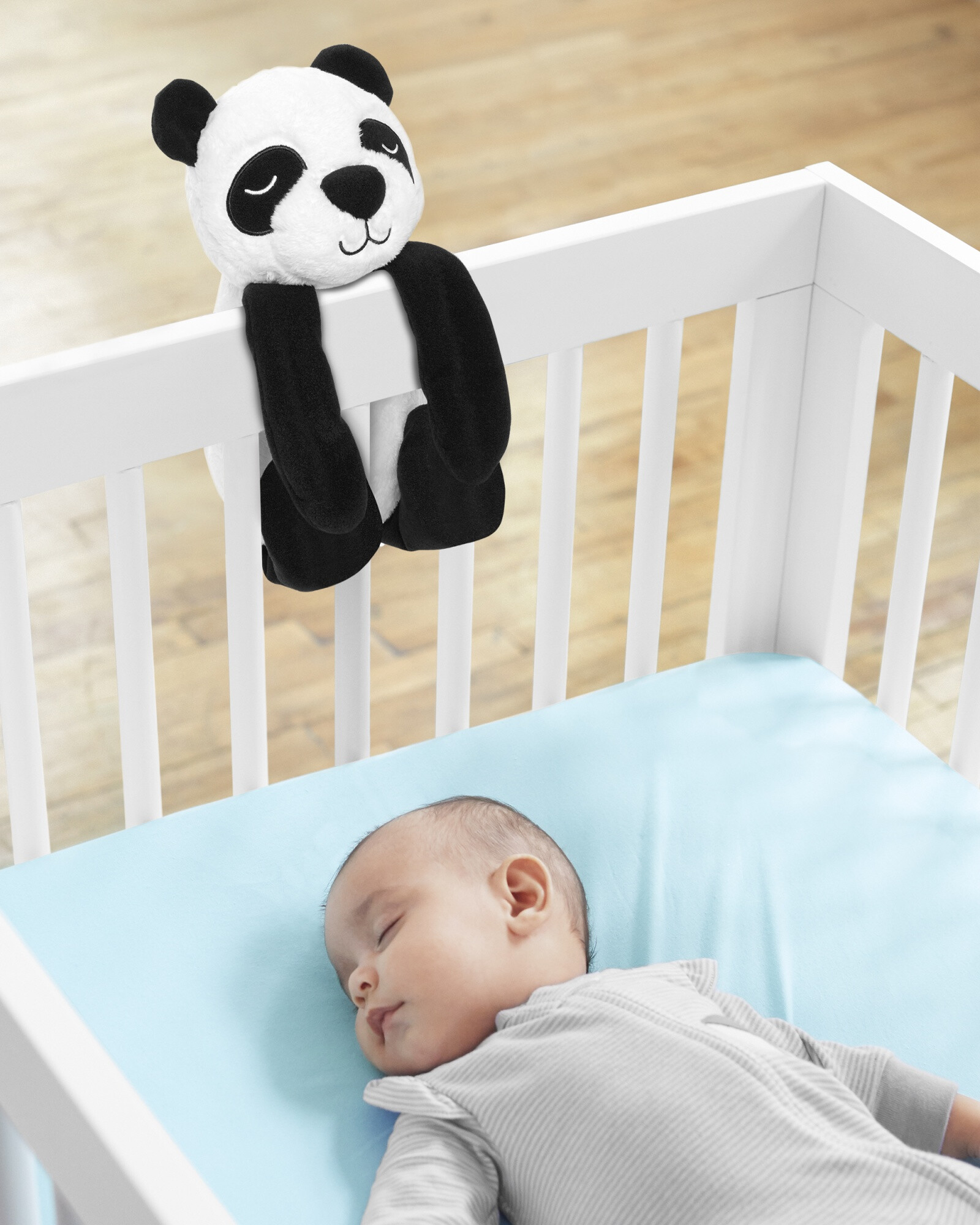 Peluche arrullador con activación por llanto, diseño panda Peluche arrullador con activación por llanto, diseño panda
