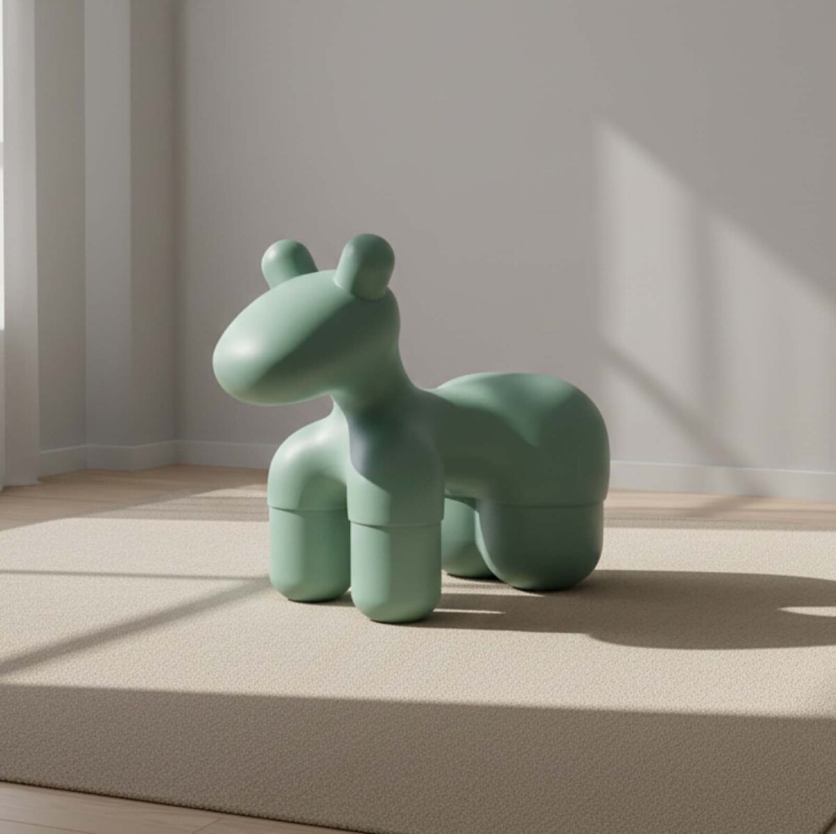 SILLA - POLIETILENO VERDE COSMO KIDS L 