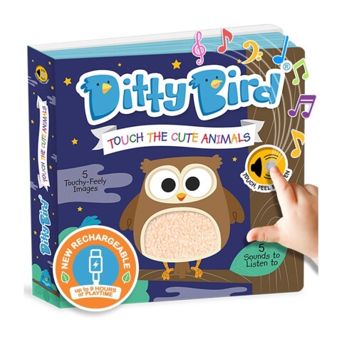 Libro musical y texturas para tocar Ditty Bird Toca Animales Libro Musical Y Texturas Para Tocar Ditty Bird Toca Animales