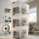 Set x3 Caja organizadora 120lt TRANSPARENTE