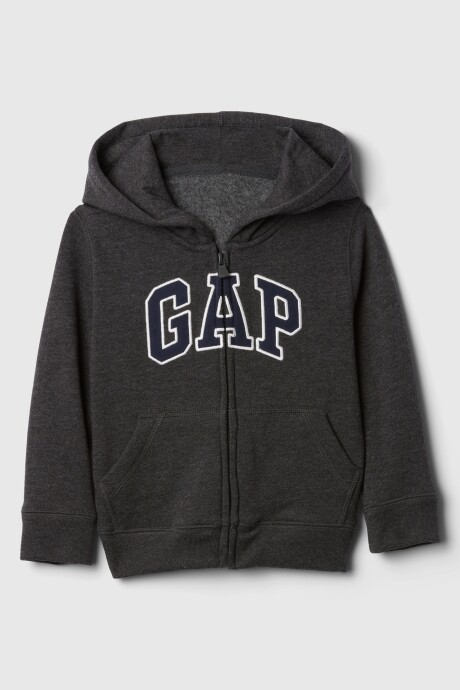 Canguro Con Cierre Logo Gap Toddler Niño B85 Charcoal Heather
