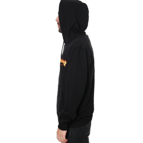 Canguro Thrasher con cierre Flame Logo - Negro Canguro Thrasher con cierre Flame Logo - Negro