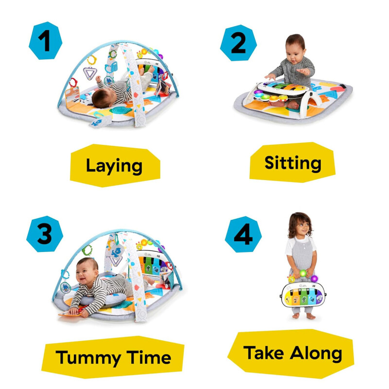 Gimnasio 4 en 1 piano musical Baby Einstein Gimnasio 4 en 1 piano musical Baby Einstein