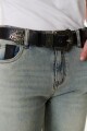 JEAN LENNY CUERO AZUL OXIDO