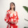 Vestido Sara Rojo estampado