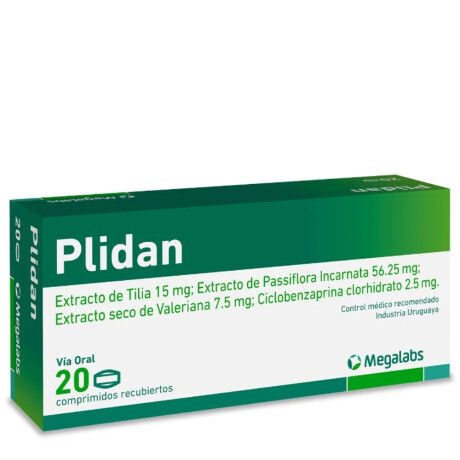 Plidan 20 Comprimidos Plidan 20 Comprimidos