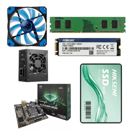 PC Gamer Marvo Ryzen 5 5600 16gb 128gb ssd+256gb hdd luces PC Gamer Marvo Ryzen 5 5600 16gb 128gb ssd+256gb hdd luces