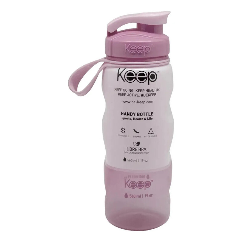 Botella Deportiva Plastica Keep 560ml Lavanda
