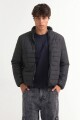 Campera puffer básica NEGRO