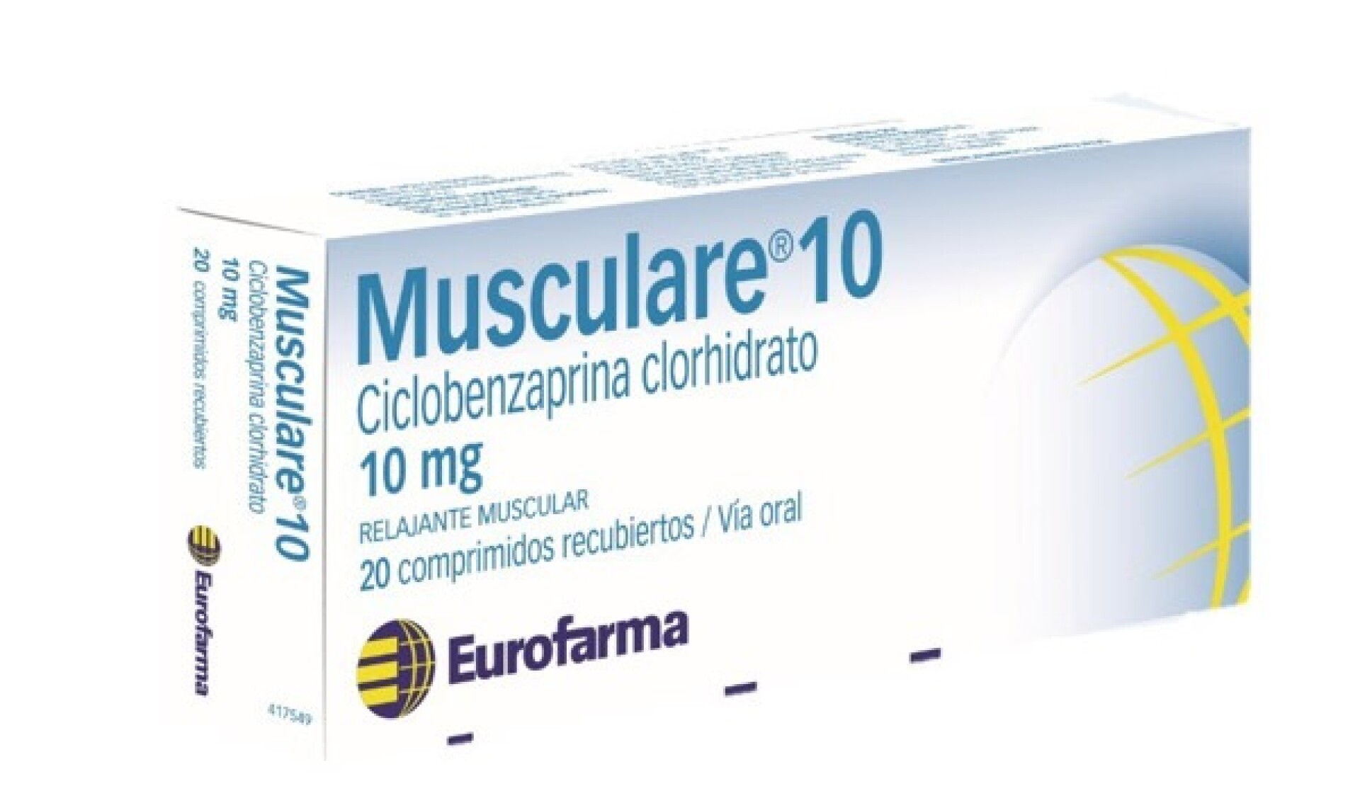 Musculare 10 mg 20 Comprimidos 