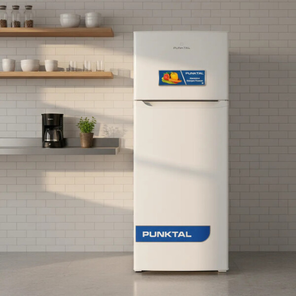 Heladera Punktal Con Freezer De 215 L Pk-211 Hb HELADERA PUNKTAL FH 215L PK-211HB