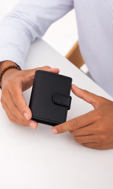 TARJETERO DA VINCI ANTI CLONACION COMPLETO NEGRO