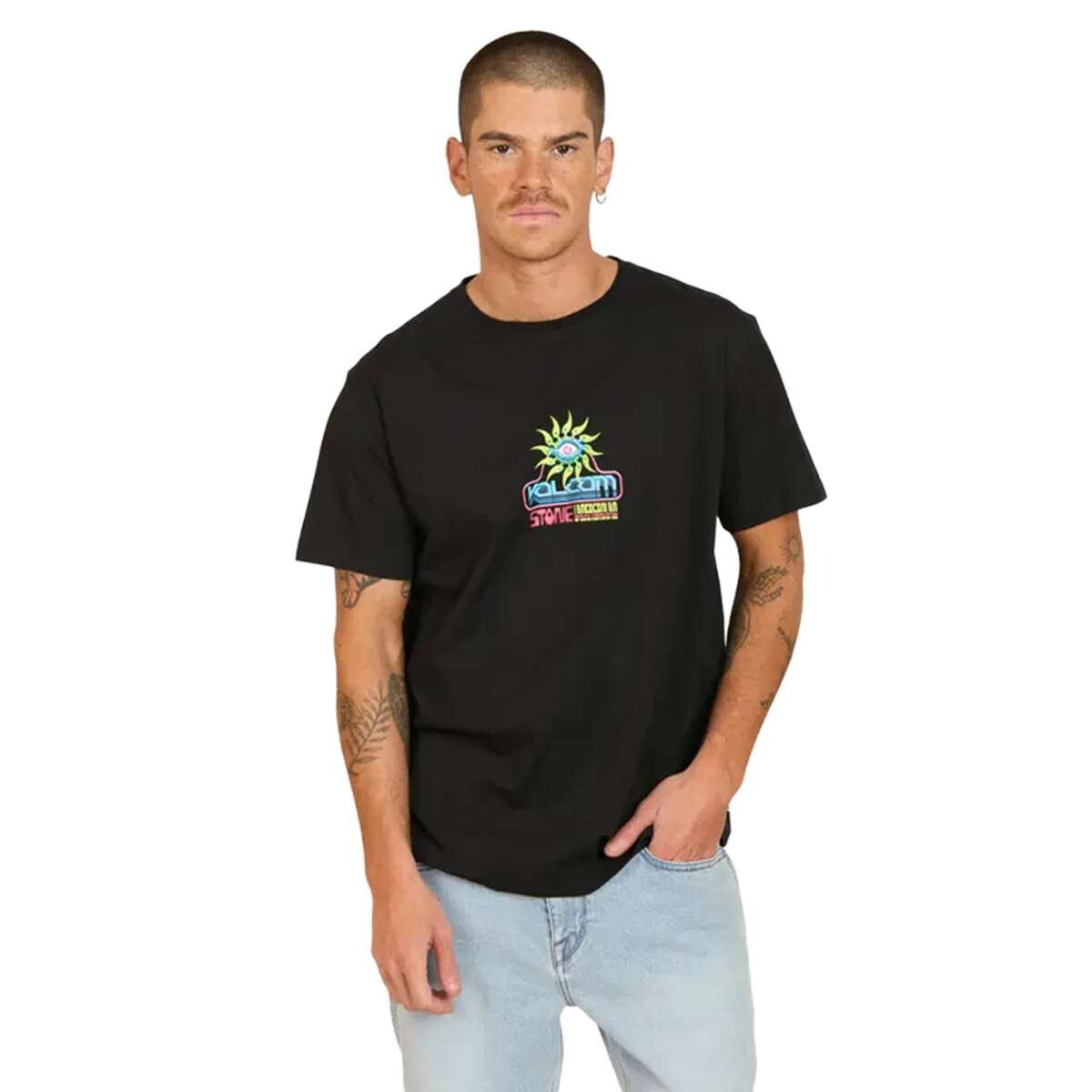 Remera Volcom Reallity Fab - Negro 