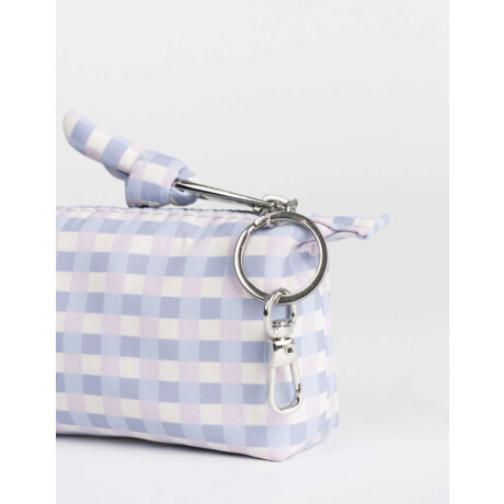 Monedero Cuadrillé Estampado Geometrico