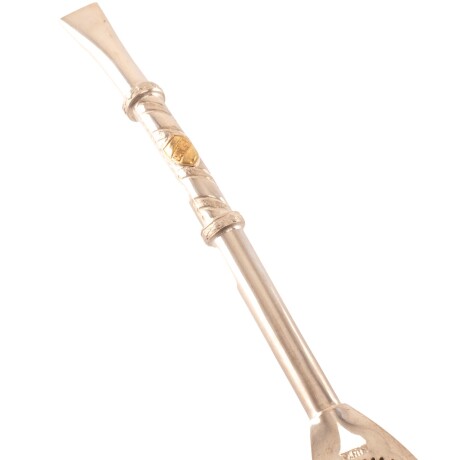 Bombilla De Plata y Oro A5