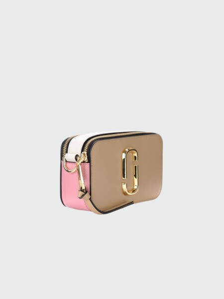 Marc Jacobs - Bolso Snapshot cruzado de cuero Beige