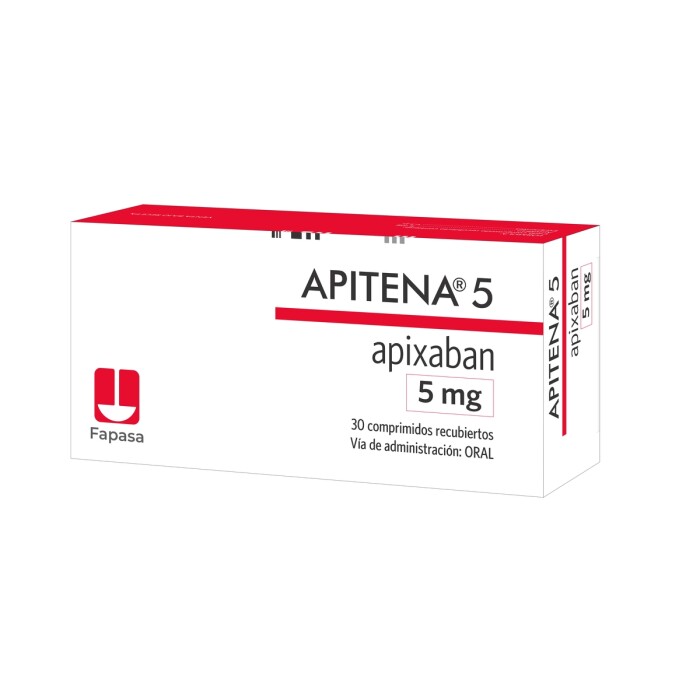 APITENA 5 MG CJ X 30 COMP. REC. única