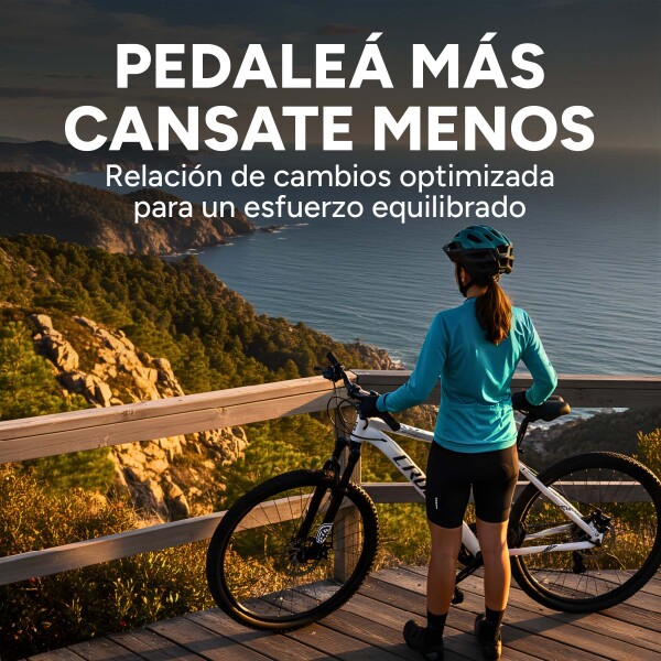 Bicicleta Crolan Montaña Rod 27.5 Freno Disco 21 Vel Shimano Color Blanco