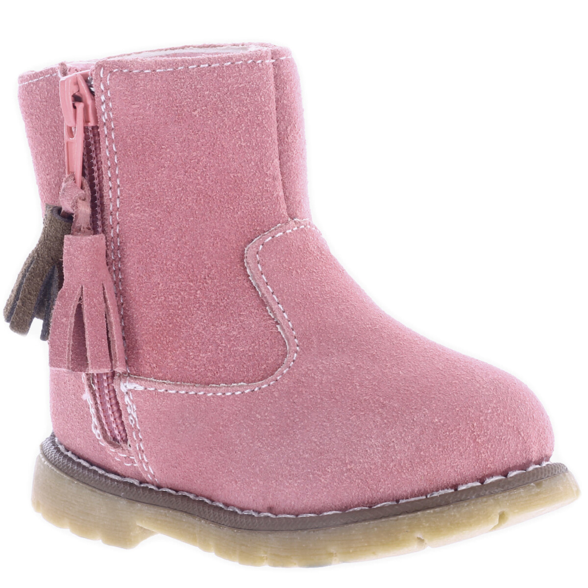 Bota de Niña Mini Miss Carol Botita ROMI con detalle en el cierre - Rosado Oscuro 