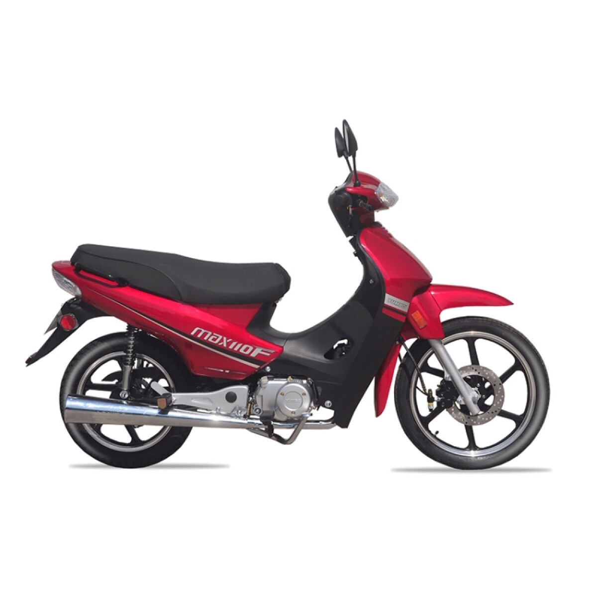 Moto Yumbo Cub Max110 F Llanta De Aleacion - Rojo 