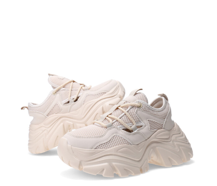 Deportivo LUXOR calad acordonado Beige