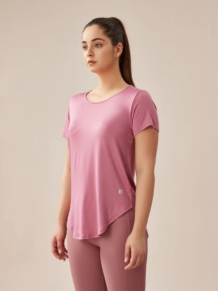 REMERA GENEVRA ROSA OSCURO