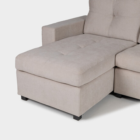 Rinconera Sensa - Tela Microfibra - Chaise izquierdo TC 1010 (Beige)