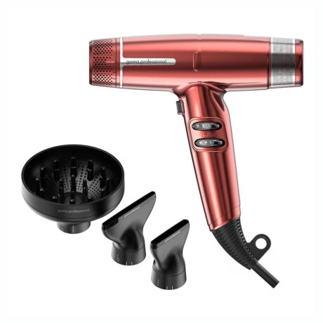 SECADOR GAMA IQ LITE 220V Secador GAMA IQ Lite 1600W Dos Boquillas Un Difusor - Red