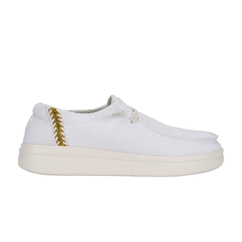 Wendy Rise Perf Canvas - Mujer White