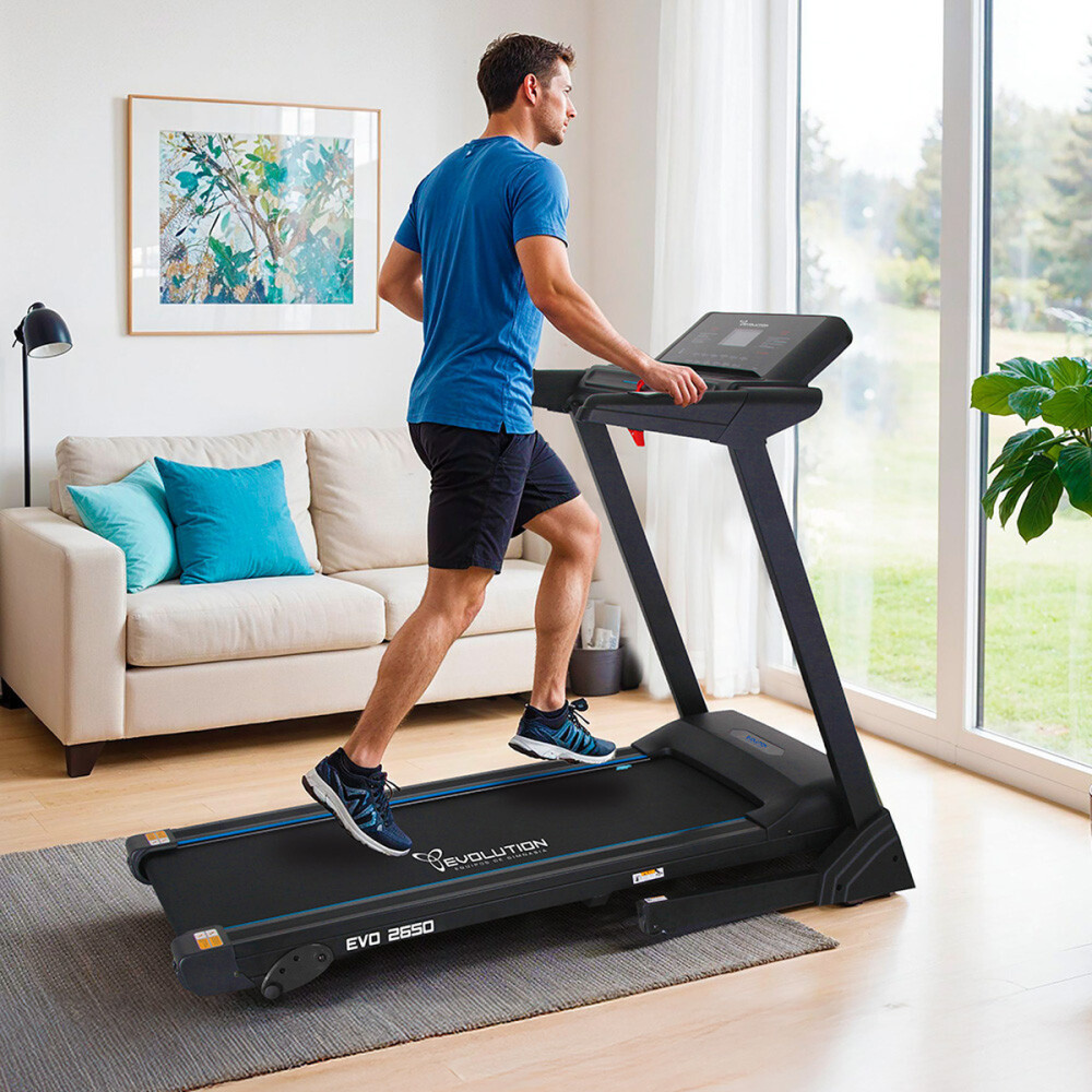 CINTA PARA CAMINAR EVOLUTION EVO2650 12PROG 120KG 16KM/H 2HP C/ INCLINACION Unica