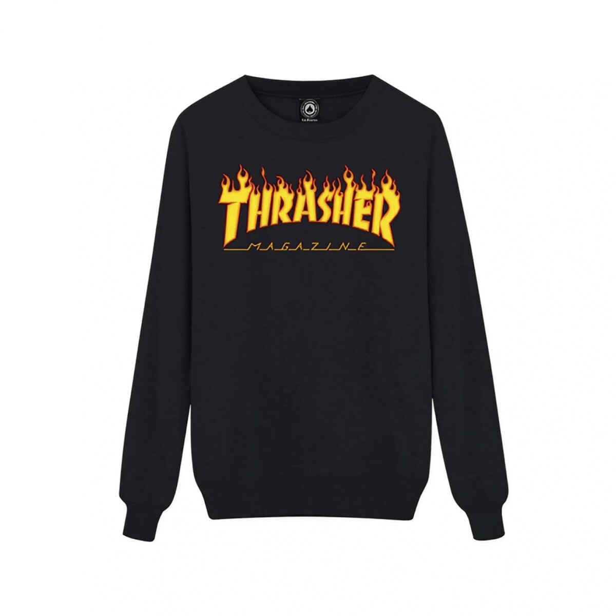 BUZO THRASHER FLAME LOGO - Black 