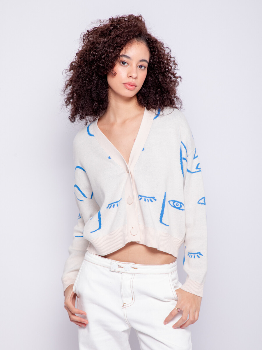 CARDIGAN ALBIN - Azul Regata 