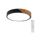 Plafon Techo Lumax Led Nórdico 40cm 24W con control remoto Negro