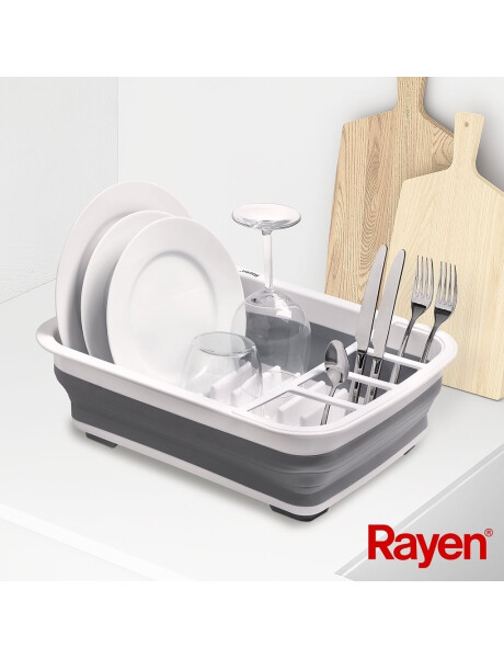 ESCURRIDOR PLEGABLE PLASTIC 38x29x12CM BLANCO/GRIS RAYEN ESCURRIDOR PLEGABLE PLASTIC 38x29x12CM BLANCO/GRIS RAYEN