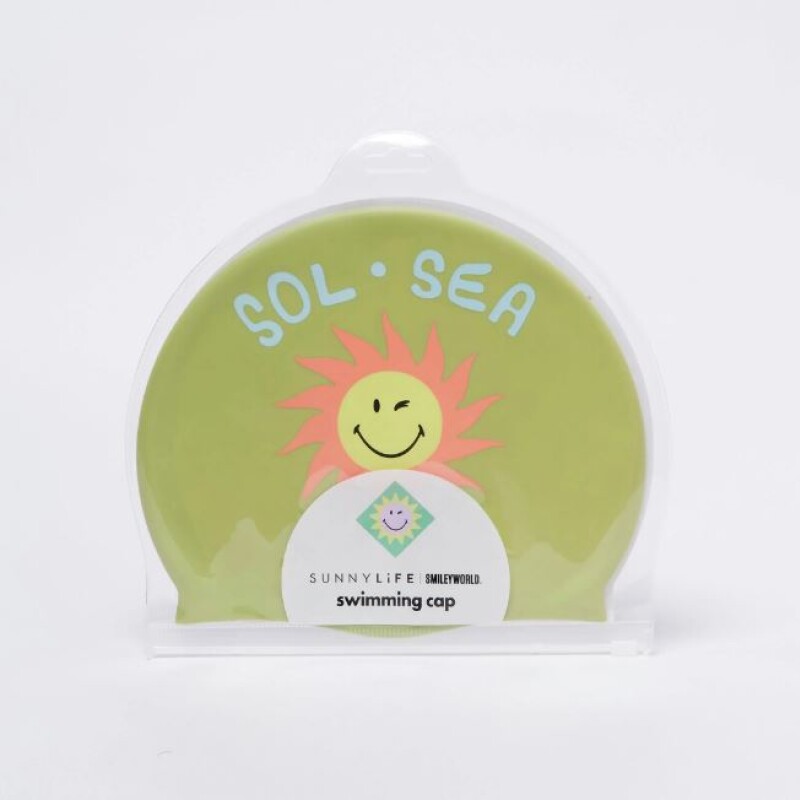 GORRA Gorra De Natación (3-9 Años) Modelo Smiley World Sol Sea